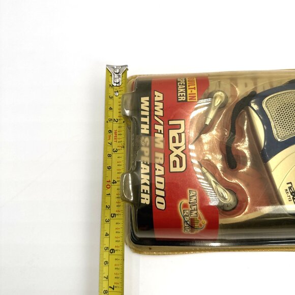 NAXA NR-712 AM/FM Radio With Speaker & Ear Buds Blue - Picture 7 of 7